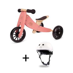 TINY TOT Coral Trike/Balance Bike & Toddler Bike Helmet