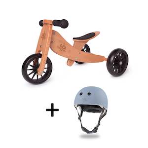 TINY TOT Bamboo Trike/Balance Bike & Toddler Bike Helmet