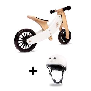 TINY TOT PLUS White Trike/Balance Bike & Toddler Bike Helmet