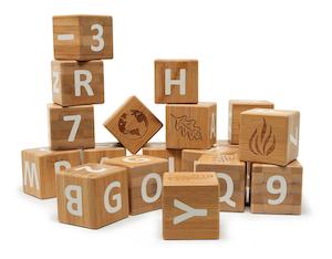 Bamboo ABC Blocks