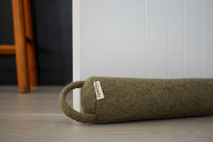 Pillow or cushion: Felted NZ Wool Draught Stopper