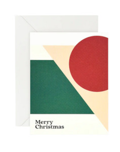 Card - Merry Christmas Shapes