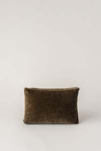 Kindred Cushion - Mini Bolster Hunter Green Chenille