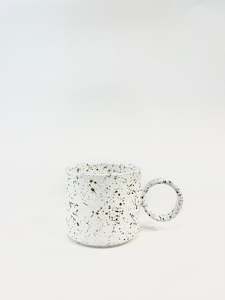 Ring Mug - White Speckle