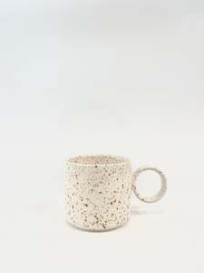 Ring Mug - Beige Speckle