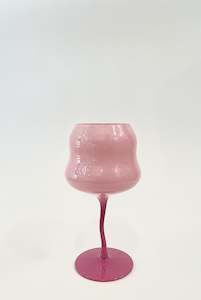 Kindred Road: Wave Wine Glass - Berry