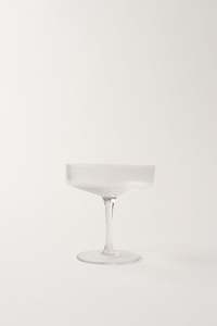 Ribbed Glassware Clear - Coupe