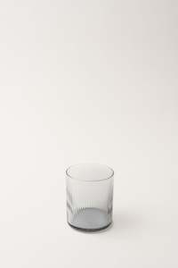 Furnsale: Ribbed Glassware Charcoal - Tumbler