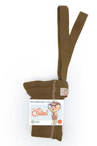 Silly Silas: Shorty Cotton Tights - Acorn Brown