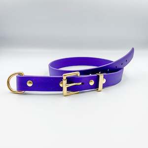 Waterproof BioThane® - Custom Dog Collar - D-End for Dogs That Pull