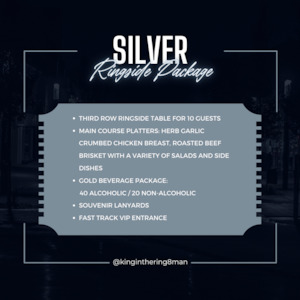 SILVER RINGSIDE PACKAGE