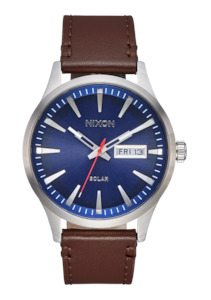 NIXON Sentry Solar Leather