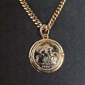 Gold Half Sovereign Pendant