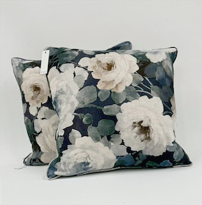 Floral Linen Scatter Cushion Kingscourt Interiors