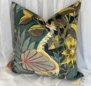 Velvet Floral Scatter Cushion Kingscourt Interiors