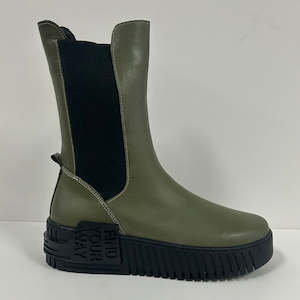 Footwear: Zoya Khaki Boot