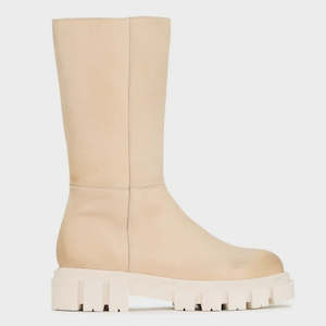 Footwear: Shearling Ecru