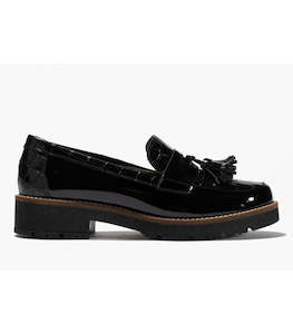 1664 Black Loafer