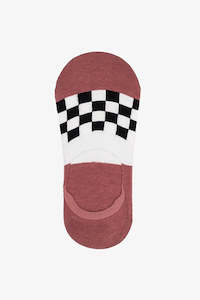 Rouge Racer Check no show sock