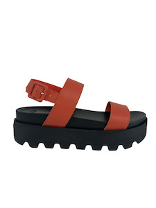 Zeze Wedge Strap Tangerine / Black