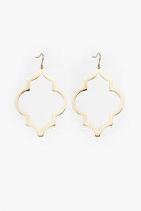 Gold Baroque Earrings