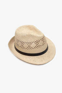 Footwear: Boho Panama Hat Oat