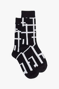 White Lines Sock