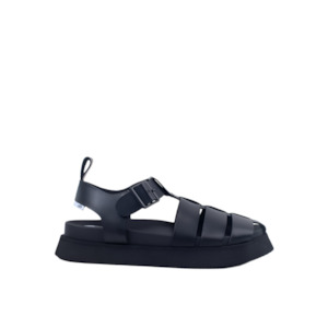 Ace Fisherman All Black Sandals