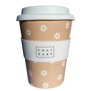 Chai Baby Keep Cup Adult - Natural Daisy