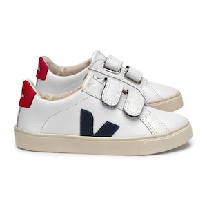 Veja Esplar Velcro - Navy & White Nautico