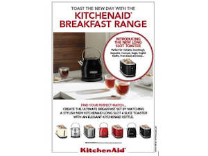 Instore Marketing Material: A5 Breakfast Stand Cards 2Pack