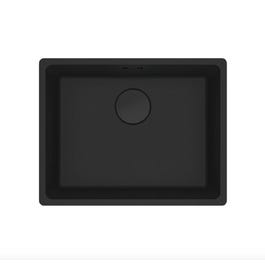 Franke Maris Single Bowl 520mm Matt Black Undermount Sink