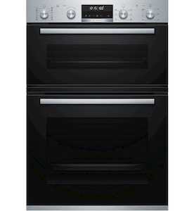 Household appliance: Bosch 60cm Pyrolytic Double Wall oven Stainless Steel - MBG5787S0A - Kitchen Things