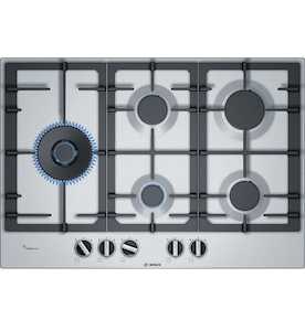 Bosch 75cm 5 Burner Gas Cooktop Stainless Steel - PCS7A5B90A - Kitchen Things