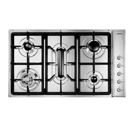 Household appliance: Smeg 86cm 5 Burner Gas Cooktop Stainless Steel Original Aesthetic - CIR93AXS3 - Kitchen Things