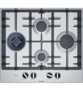 Bosch 60cm 4 Burner Gas Cooktop Stainless Steel - PCI6A5B90A - Kitchen Things