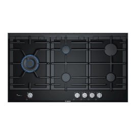 Household appliance: BOSCH 90cm 5 Burner Cooktop Black Tempered Glass - PRS9A6D70A - Kitchen Things