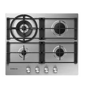 Samsung 60cm 4 Burner Gas Cooktop - Natural Gas Only Stainless Steel - NA64H3030…