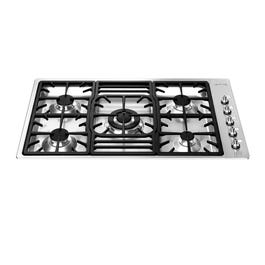 Smeg 86cm 5 Burner Gas Cooktop Stainless Steel - PGA95-4 - Kitchen Things