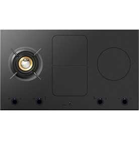 ASKO 90cm 4 Zone Dual Fuel Cooktop Black - HIG1944MF - Kitchen Things