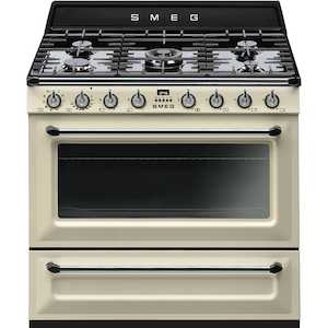 Smeg Victoria 90cm Freestanding Oven with Gas Cooktop