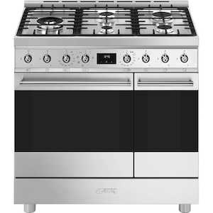 Smeg Classic 90cm Freestanding Oven with Gas Cooktop