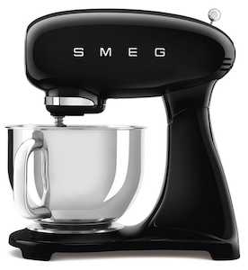 Smeg Stand Mixer Black - SMF03BLAU - Kitchen Things