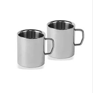 Kitchenware: Sapphire Stainless Steel Double walled mug