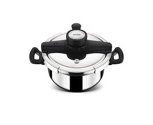 Stahl Versatil Triply Stainless Steel Pressure Cooker & Lid, 5 Ltr