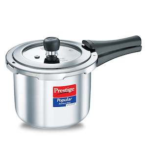 Prestige Popular Stainless Steel Svachh Pressure Cooker, 2,3 Litres, Silver