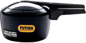 Kitchenware: Futura Hawkins 2-Litre Hard Anodized Induction Compatible Pressure Cooker, Small, Black IFP20