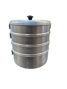 3 tier aluminium Steamer Pot For Home/ commercial (Neel Kamal)