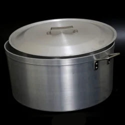 Kitchenware: Shibu Aluminium Shallow Pot Size 32-48 Commercial/ Domestic