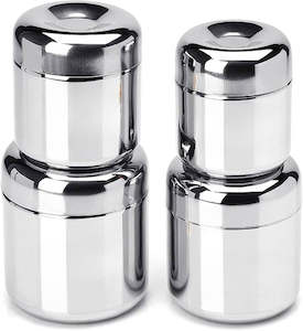 Kitchenware: Stainless Steel Storage Container/cannister 3 Sizes Sapphire